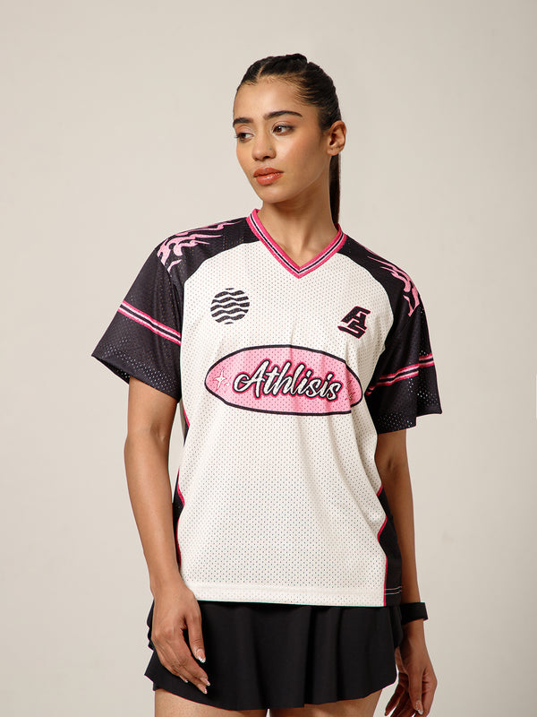 Cloud Nine Jersey Pink & Black