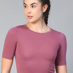 Essential Crop Top Mauve