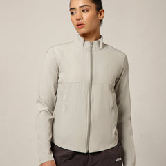 NS Staple Zip Jacket Light Grey