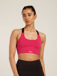 CrossFlex Sports Bra Raspberry Pink