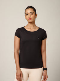 Keyhole T-shirt Black
