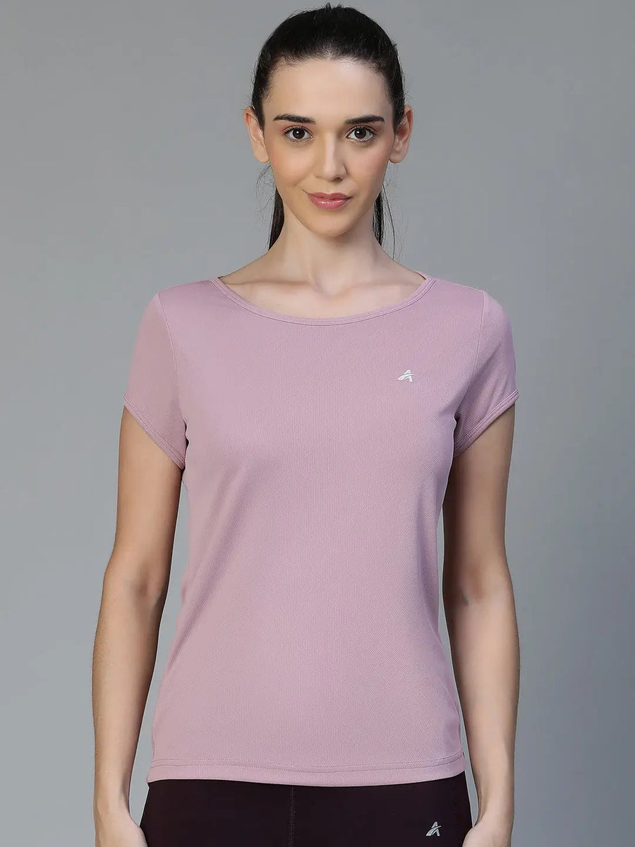 Keyhole T-shirt Lavender Athlisis Sports