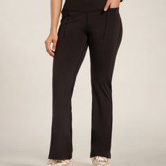 Defined Flare Pant Black