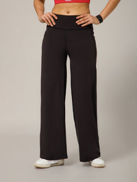 On The Go Wide Flare Pant Black