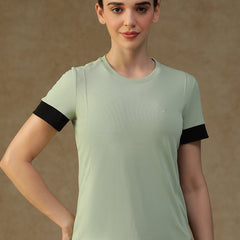 Contrast Tone T-Shirt Olive