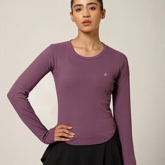 Bodycon Thumbhole T-shirt Dusty Plum
