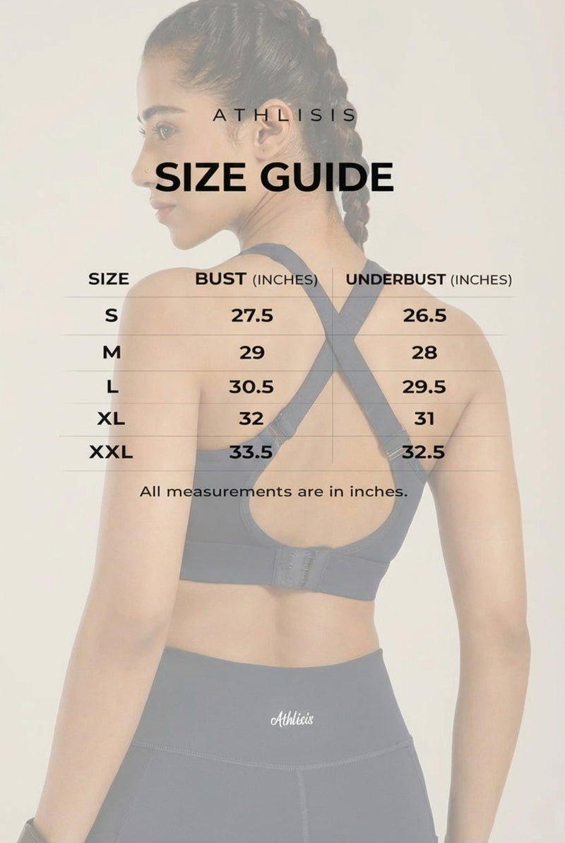 Define Crossback Bra Black