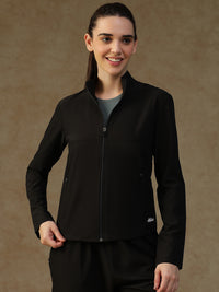 NS Staple Zip Jacket Black