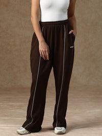 Flow Piping Sweatpants Brown