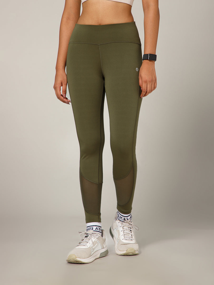 Vapor Mesh Legging Olive