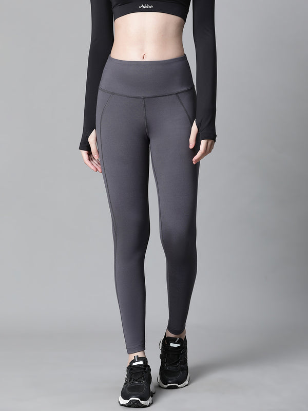 Essential High-Rise Leggings Gray