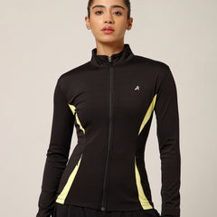 Side Stripe Jacket Black