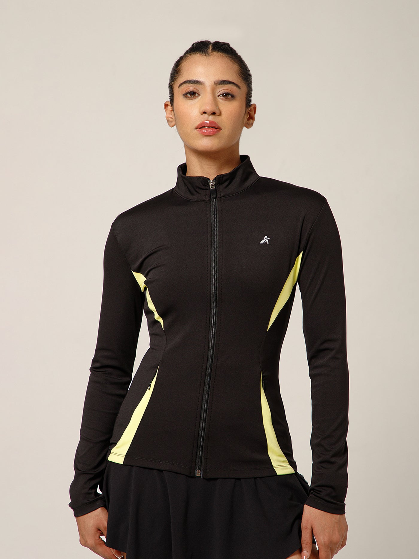 Side Stripe Jacket Black