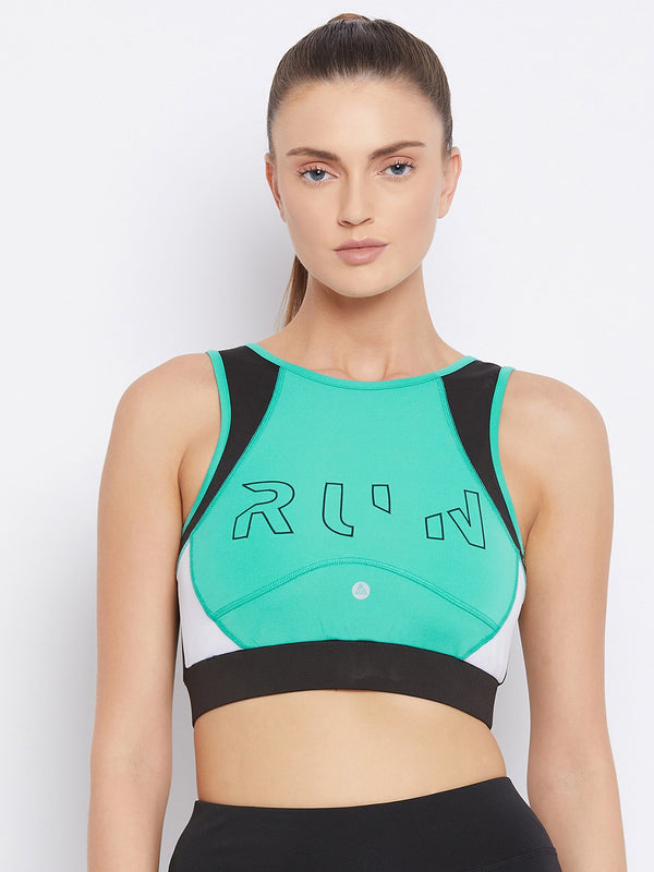Run Sports Bra Green