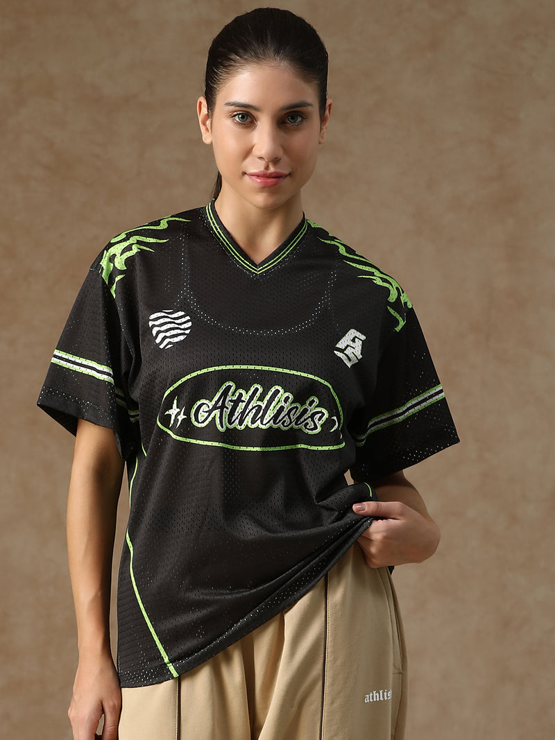 Cloud Nine Jersey Black & Lime