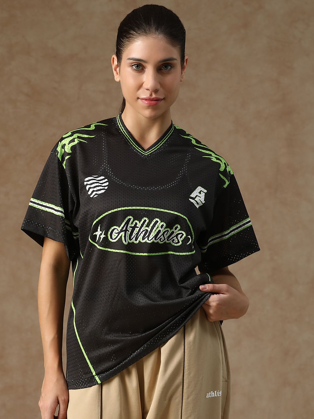 Cloud Nine Jersey Black & Lime