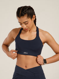 Define Crossback Bra Navy