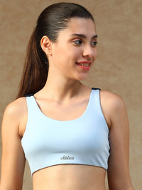 U Back Sports Bra Sky Blue