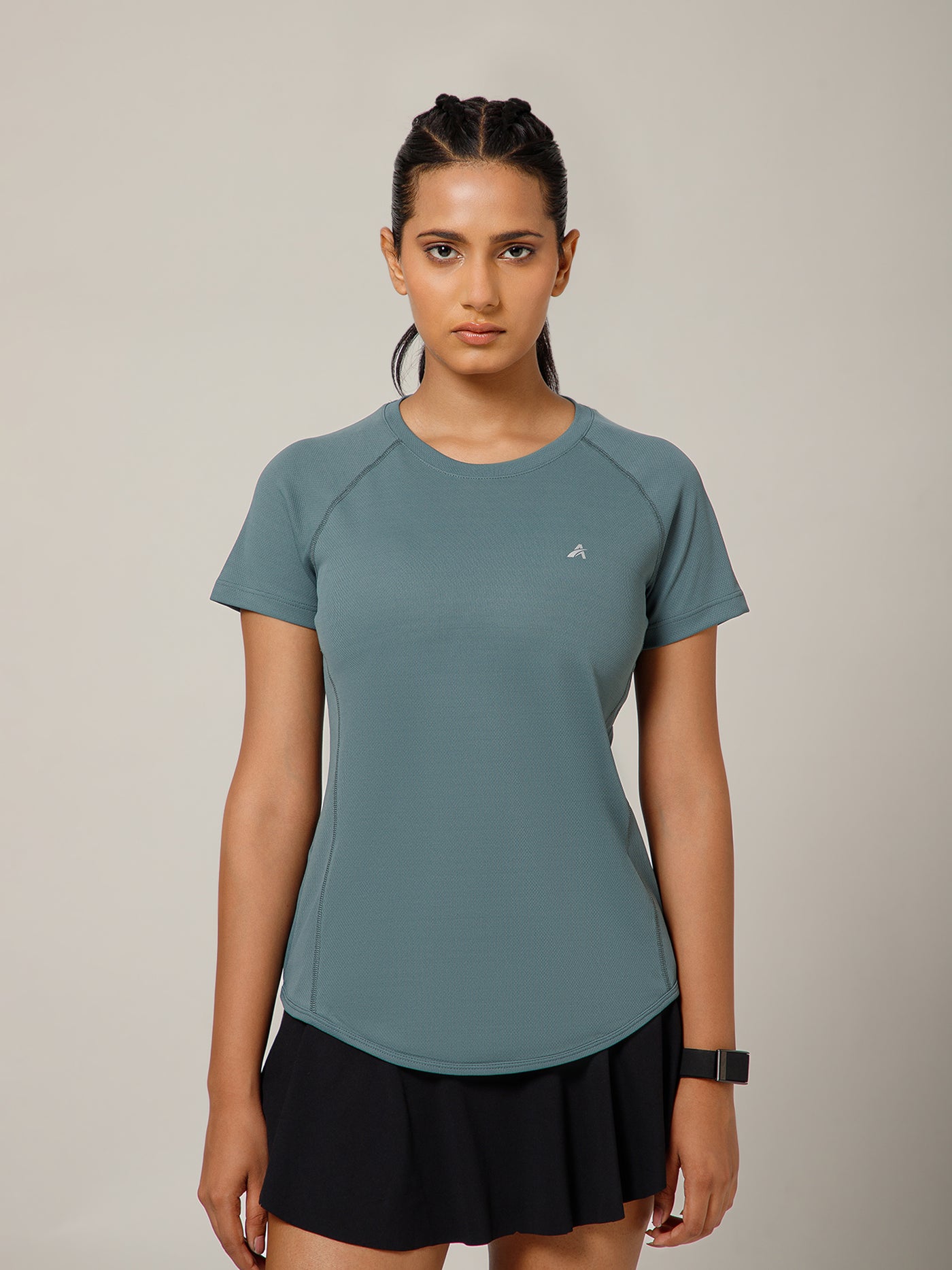 V Panel T-Shirt Grey