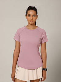 V Panel T-Shirt Lavender
