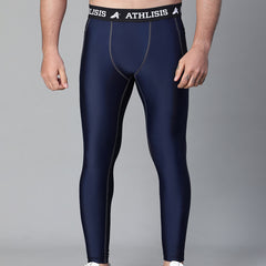 Nylon Basic Compression Tights Blue