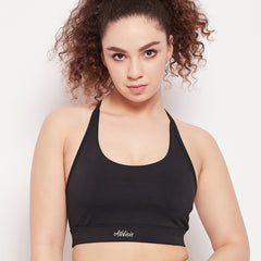 Triangle Apex Sports Bra Black