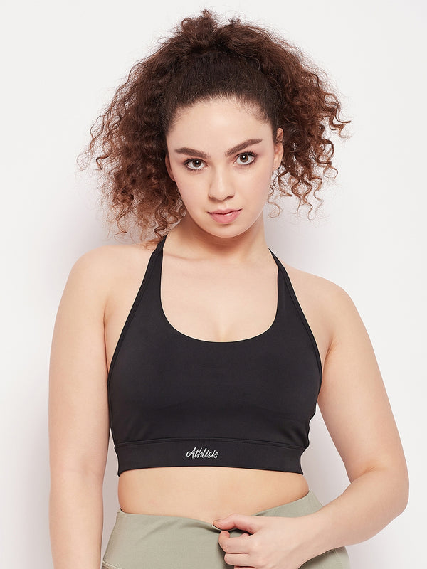 Triangle Apex Sports Bra Black