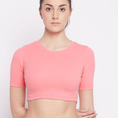 Everyday Cropped Tee Pink