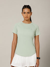 V Panel T-Shirt Mint Sage