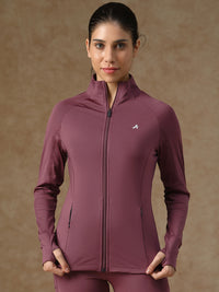 Midriff Crop Jacket Mauve
