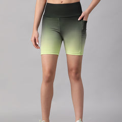 Dual Tone Shorts Green