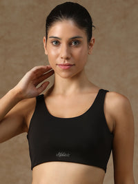 U Back Sports Bra Black