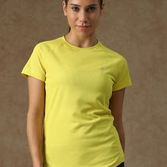 V Panel T-Shirt Yellow