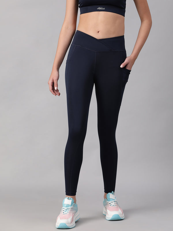 V-Front Legging Navy
