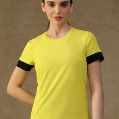 Contrast Tone T-Shirt Yellow