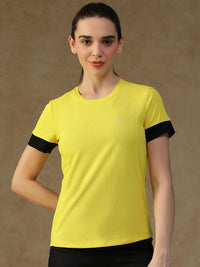 Contrast Tone T-Shirt Yellow