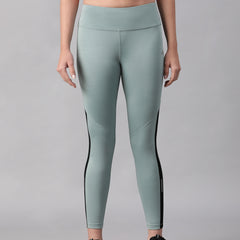 Streamline Panel Legging Pista Green