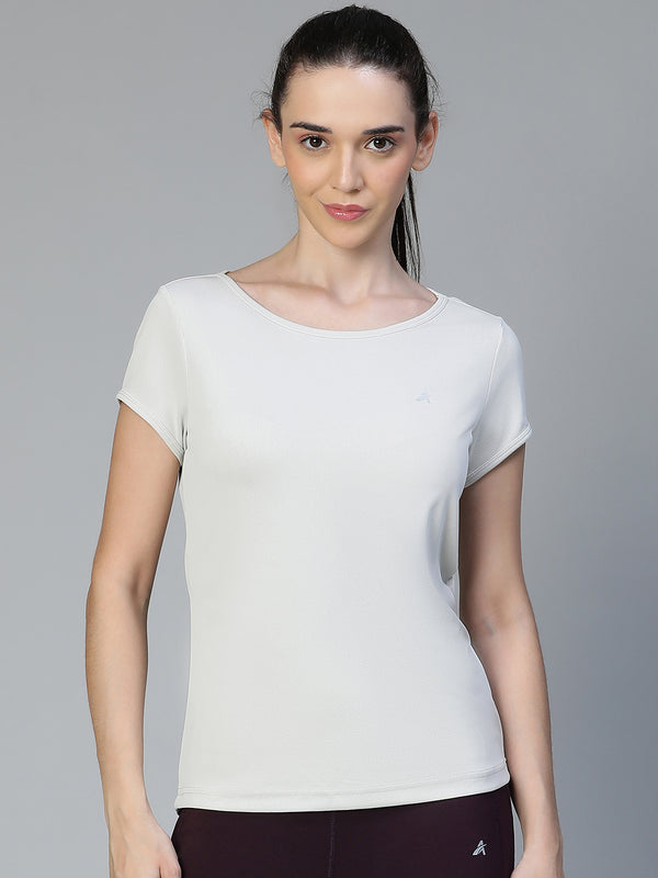 Keyhole T-shirt Gray