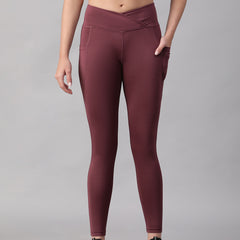 V-Front Legging Mauve