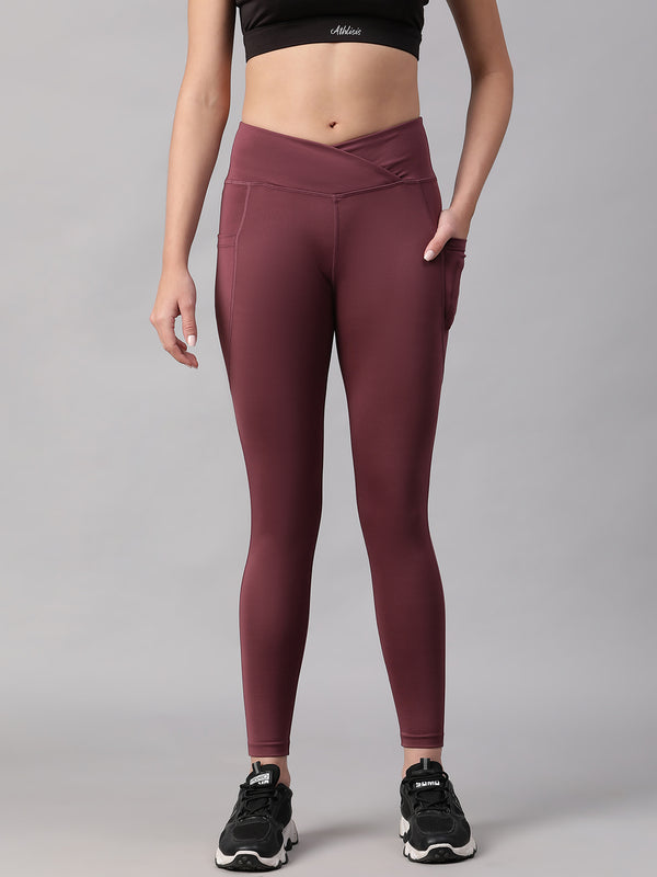 V-Front Legging Mauve
