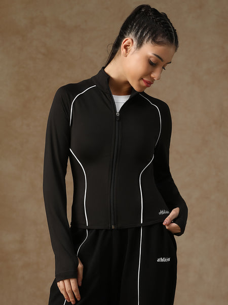 Flow Piping Jacket Black