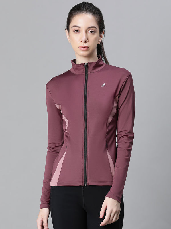 Side Stripe Jacket Mauve