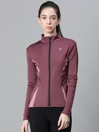 Side Stripe Jacket Mauve