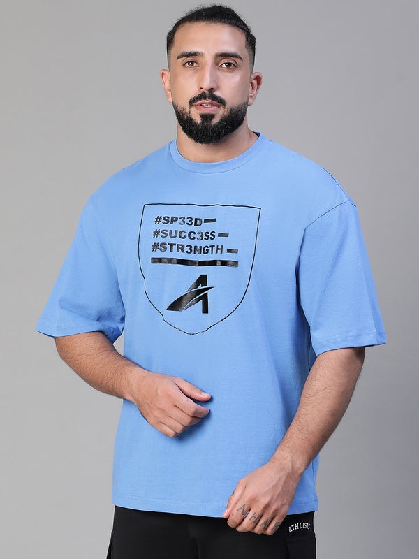 S³ Oversized T-Shirt Blue