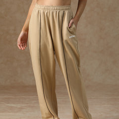 Flow Piping Sweatpants Beige