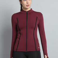 Aero Sculpt Jacket Maroon