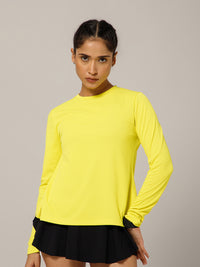 Breeze Crossover Full Sleeve T-shirt Yellow