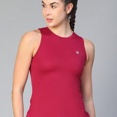 Lunar Shift Tank Top Maroon