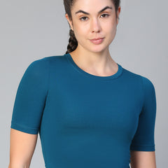 Essential Crop Top Teal