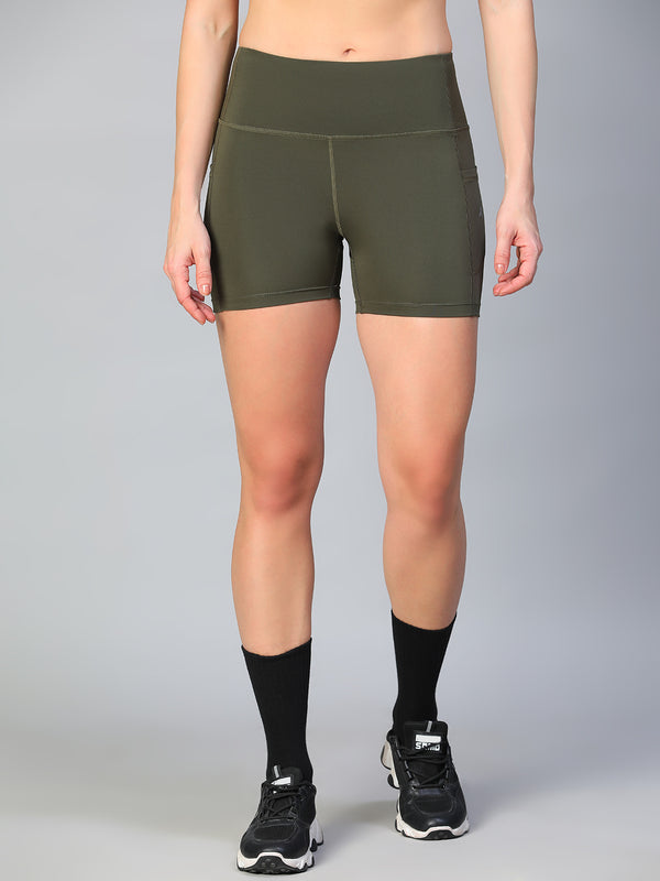 Aura Training Shorts Olive